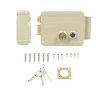 cerradura eléctrica / incluye llave /con botón integrado / izquierda / exterior