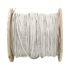 carrete de 152 metros de cable / 2 x 16 awg / blindado / plenum / color blanco / para aplicaciones de audio, seguridad y control