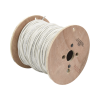 carrete de 152 metros de cable / 2 x 16 awg / blindado / plenum / color blanco / para aplicaciones de audio, seguridad y control
