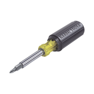 desarmador multipunta, 11 en 1, con puntas phillips, ranuradas, cuadradas y torx.
