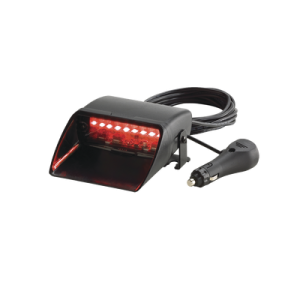 luz interior viper s2 sencilla, bicolor, rojo/azul, 12 led, 23 patrones, incluye adaptador para encendedor