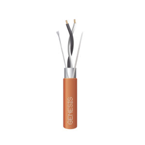 carrete de 305 metros / cable 2 x 18 awg / color naranja / blindado / plenum / trenzado para aplicaciones de transmisión de datos a alta velocidad para automatización, eia 485, bacnet y otros sistemas de comunicación
