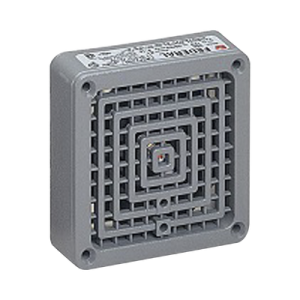 bocina vibratone® 350 con placa de ajuste, listado ul y cul, 120 vca, color gris