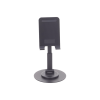 soporte para teléfono celular giratorio | 360° de rotación | angulo ajustable | altura ajustable 17 20cm | antideslizante | ejes giratorios de alta precisión| plegable | aluminio | color gris