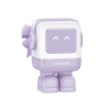 cargador robotgan de 65w serie uno | 3 puertos de carga rápida | 2 usb c | 1 usb a | pd 3.0 | qc 4.0 | carga inteligente | tecnología gan ii | zapato magnético extraíble | carcasa ignifuga | pantalla led.