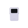 power bank inalambrico | 5000mah | 7.5w | con emojis de estado | carga rápida usb c bidireccional | pantalla tft inteligente | 13 niveles de proteccion | con holder | color purple.