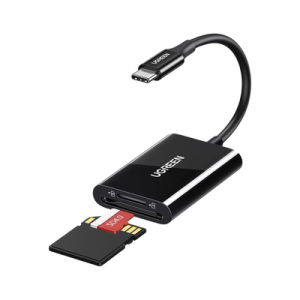 lector de tarjetas usb c 3.1 | soporta micro sd (tf) /sd | 5gbps | 170 mb/s | otg | soporta hasta 2tb | admite intercambio en caliente | 2 tarjetas simultaneas | soporta windows/mac os/linux | color negro.