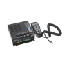 sirena vehicular h2 covert ™ de 200w de potencia, con controlador unimando de 14 botones para control de tonos, 7 salidas auxiliares y micrófono