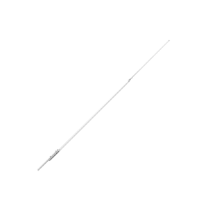 antena marina para embarcación banda vhf, 6 db, 100 watts.