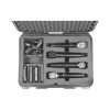 maletín plástico impermeable ip 67 de ultra resistencia (50.48 x 39.37 x 20.0 cm) (con relleno espuma).