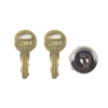 cerradura con llave para barreras doorking / refacción / no incluye leva