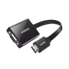 adaptador hdmi a vga / resolución 1080p / audio 3.5mm / con puerto micro usb para alimentación / plug & play / no requiere controlador / abs / flexible y duradero