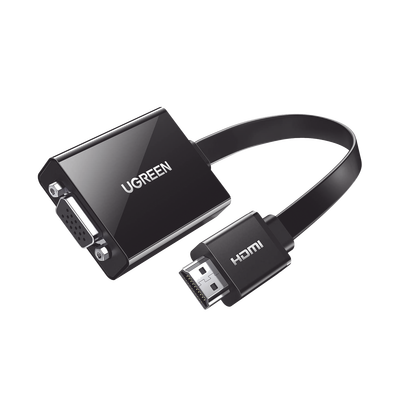 adaptador hdmi a vga / resolución 1080p / audio 3.5mm / con puerto micro usb para alimentación / plug & play / no requiere controlador / abs / flexible y duradero adaptador hdmi a vga / resolución 1080p / audio 3.5mm / con puerto micro usb para alimentación / plug & play / no requiere controlador / abs / flexible y duradero