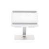 soporte de aluminio para laptop | ajustable 180° | soporta laptops de 10 a 17.3''| capacidad de carga 5kg | excelente estabilidad | diseño para alta disipación de calor | altura y angulo ajustable | plegable y portátil.