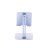 soporte de aluminio para ipad & tablet | plegable |angulo ajustable de 180° y 270° | base antideslizante | protección de silicona | amplia compatibilidad con dispositivos de 7.9'' a 12.9'' | aluminio solido | color gris