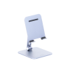 soporte de aluminio para ipad & tablet | plegable |angulo ajustable de 180° y 270° | base antideslizante | protección de silicona | amplia compatibilidad con dispositivos de 7.9'' a 12.9'' | aluminio solido | color gris