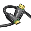 cable hdmi 2.0 de nylon trenzado / 2 m / 4k@60hz / hdr / 3d / hec (canal ethernet hdmi) / arc (canal de retorno de audio / color profundo de 48 bits / audio de 32 canales / hdcp 2.2 /audio dts: x / 18 gbps / blindaje de 4 capas