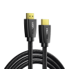 cable hdmi 2.0 de nylon trenzado / 2 m / 4k@60hz / hdr / 3d / hec (canal ethernet hdmi) / arc (canal de retorno de audio / color profundo de 48 bits / audio de 32 canales / hdcp 2.2 /audio dts: x / 18 gbps / blindaje de 4 capas