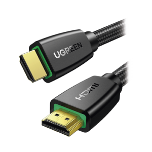 cable hdmi 2.0 de nylon trenzado / 5 m / 4k@60hz / hdr / 3d / hec (canal ethernet hdmi) / arc (canal de retorno de audio / color profundo de 48 bits / audio de 32 canales / hdcp 2.2 /audio dts: x / 18 gbps / blindaje de 4 capas