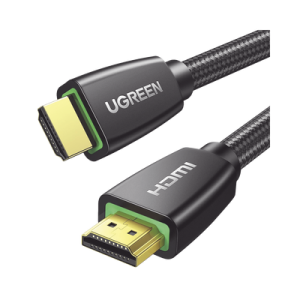 cable hdmi 2.0 de nylon trenzado / 10 m / 4k@60hz / hdr / 3d / hec (canal ethernet hdmi) / arc (canal de retorno de audio / color profundo de 48 bits / audio de 32 canales / hdcp 2.2 /audio dts: x / 18 gbps / blindaje de 4 capas