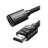 cable de extensión hdmi 8k | 1 metro | macho a hembra | hdmi 2.1 | 8k@60hz | núcleo de cobre puro 28awg | soporta la conexión de hasta 3 metros de largo en hdmi 2.1