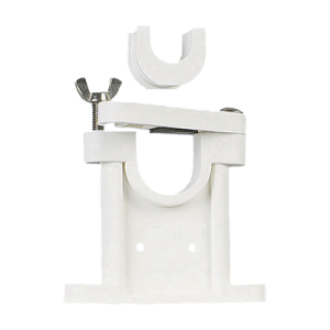 soporte para antenas de 1 1/2 ", 1 1/8" y 1" de diametro, utilizando el adaptador incluido.