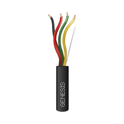 carrete de cable 305 metros / 4 x 18 awg / cable direct burial / para uso en intemperie / uso en aplicaciones en sistemas de detección de incendio, sistemas de evacuación, control de acceso carrete de cable 305 metros / 4 x 18 awg / cable direct burial / para uso en intemperie / uso en aplicaciones en sistemas de detección de incendio, sistemas de evacuación, control de acceso