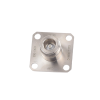 conector n hembra de cambio rápido / wattmetro bird 43, 4304, 4 perforaciones a 18 mm, níquel/ plata/ teflón.​