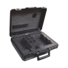 estuche de transporte de alto impacto para wattmetro bird 43, carga terminal, conectores q. c., muestreador de rf y 4 elementos.