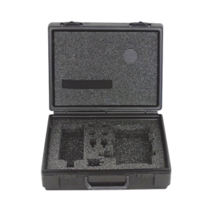 estuche de transporte de alto impacto para wattmetro bird 43, carga terminal, conectores q. c., muestreador de rf y 4 elementos.