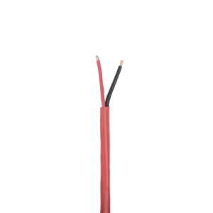 bobina de 305 metros de alambre / 2 x 18 awg / riser / tipo fplr cl3r, ft4 / color rojo / para aplicaciones en sistemas de detección de incendio y sistemas de evacuación