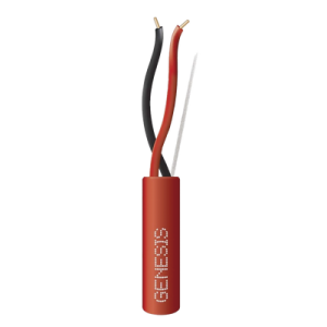 bobina de 305 metros / alambre de cobre / 2 x 16 awg / riser / tipo fplr, cl3r, c (ul) ft4 / color rojo / para aplicaciones en sistemas de detección de incendio y sistemas de evacuación