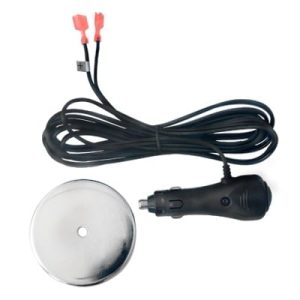 kit de montaje magnético con cable de corriente y encendedor vehicular