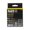 paquete de 300 grapas con aislamiento, para cables nm (romex®) como 14/3, 14/3g, 12/3 y otros cables de hasta 11/32'' × 19/32'' (9 mm × 15 mm).