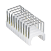 paquete de 300 grapas con aislamiento, para cables nm (romex®) como 14/3, 14/3g, 12/3 y otros cables de hasta 11/32'' × 19/32'' (9 mm × 15 mm).