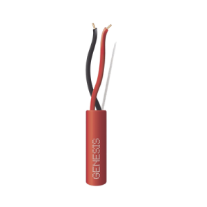 carrete de 305 metros de alambre / 2 x 18 awg / plenum / tipo fplp cl3p, ft6 / color rojo / plenum / para aplicaciones en sistemas de detección de incendio y sistemas de evacuación