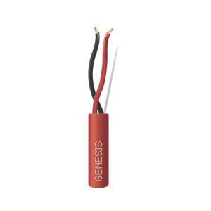 carrete de cable de 305 metros / 2 x 14 awg / plenum / tipo fplp cl3p / color rojo / para aplicaciones en paneles de detección de incendio y sistemas de evacuación