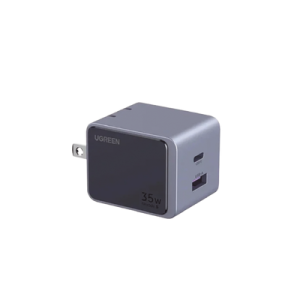 cargador de 35w serie nexode s | 2 puertos de carga rápida | 1 usb c | 1 usb a | tecnología gan ii | pd3.0 | qc4.0 | fcp/scp/afc/pps/pps2.0 | tecnología de protección térmica | optimiza la carga | carcasa ignifuga.