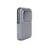 power bank serie uno inalambrico | 10000mah | 7.5w/20w | con emojis de estado | carga rápida usb c bidireccional | pantalla tft inteligente | con holder | color grey.