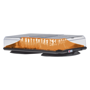 mini barra de luces highlighter led, color Ámbar, montaje de succión e imán, ideal para seguridad privada