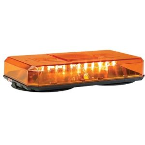 mini barra de luces highlighter led, color Ámbar, montaje de succión e imán, ideal para seguridad privada