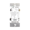 (zwave) dimmer, señal inalámbrica z wave, compatible con hub hc7, c8, panel de alarma l5210, l7000, total connect. y alarm.com