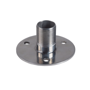 montaje recto de 1", acero inoxidable, base con brida