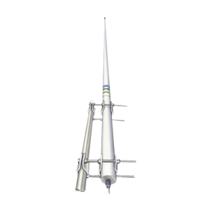 antena marina, base, banda vhf, 10 db, 350 watts