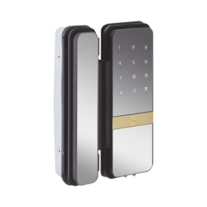 cerradura digital con teclado táctil para puerta de vidrio