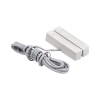 contacto magnético direccionable compatible con paneles vista v plex color gris