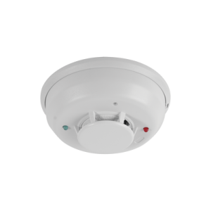 detector fotoeléctrico de humo de 4 hilos con sensor de temperatura aislado, sirena interconstruida y relevador, serie i3