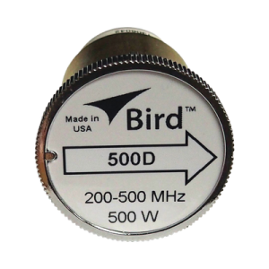 elemento de 500 watt en linea 7/8" para wattmetro bird 43 en rango de frecuencia de 200 500 mhz