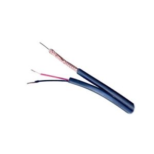 cables coaxial calibre 20 con blindaje de malla de cobre 95%.