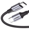 cable usb c a usb c | 1 metro | transferencia de datos de 480 mbps | carga rápida de hasta 60w | qc 4.0/3.0/2.0 | pd3.0 | fpc | afc | protección integrada | caja de aluminio | nylon trenzado | color negro.
